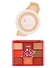 Glam21 Floral Hues 9-in-1 Eyeshadow Palette-Daisy ,7.2 g  & Forever Matte Compact-Beige ,9 g