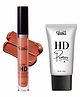 GLAM21 Ultra HD Liquid Concealer -Orange Bar,5g & HD Face Primer for Easy Makeup & Pore Minimize|Gel-Like Texture, 25g|Combo Pack Of 2