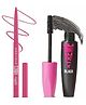 GLAM21 Peppy Vibes Matte Smooth Eyeliner -Flamingo,0.4g & Xtreme Mascara|Waterproof Volumizing-Black, 10ml | Combo Pack Of 2