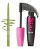 GLAM21 Peppy Vibes Matte Smooth Eyeliner - Limelight,0.4g  & Xtreme Mascara|Waterproof Volumizing-Black, 10ml | Combo Pack Of 2