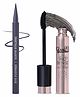 Glam21 Eye Poppers Matte Eyeliner- Orchid,0.5g & HD Dense Curling Mascara |Waterproof Volumizing-Black, 10ml | Combo Pack Of 2