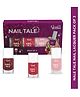 Glam21 Nail Tale- Nail Lacquer|Quick Drying Nail Polish|Highly Pigmented & Long Lasting |Chip Resistance|9ml Each|Combo Pack Of 3
