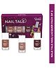 Glam21 Nail Tale- Nail Lacquer|Quick Drying Nail Polish|Highly Pigmented & Long Lasting |Chip Resistance|9ml Each|Combo Pack Of 3