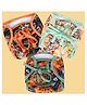 Elly Belly Reusable cloth Langot 3Pcs set Large Size (03 Months to 3 Years) - Combo 4
