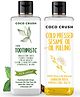 Coco Crush Ayurvedic Liquid Toothpaste & Cold Pressed Sesame Oil for Oil Pulling, 200ML (2x100 ml)
