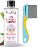 Coco Crush Herbal Lice & Nits Treatment Shampoo & Long-Handle Lice Comb  50ml + Comb