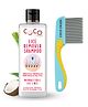 Coco Crush Herbal Lice & Nits Treatment Shampoo & Long-Handle Lice Comb  100ml + Comb