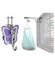 My Cradlle Butterfly Automatic Window Cradle Kit - Only (Purplle) for All Types of Metal Hanger - (Window Hanger and Cloth Joly Not Included) Color May Vary