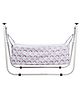 My Cradlle CradleBot Baby Swing for New Born Baby | Heavy Duty Powder Coated Pipe Frame Cradle | 0 to 24 Months Baby Boys & Girls (Cloth Color May Vary)