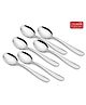 Classic Essentials Classic Essentials - Sigma 6 Piece Stainless Steel Table Spoon Set, Silver Stainless Steel Cutlery Set (Pack of 6)
