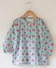 Love the World Today Cotton Woven Full Sleeves Floral Printed Kurta - Blue