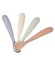 Beaba Set of 4 1st Stage Silicone  Spoons Natural
