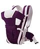 LittleBoo Baby Carrier 4 in 1 Carry Bag Baby Carrier Cuddler Air Mash Fabric Baby Carrier Bag Adjustable -  Purple