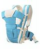 LittleBoo Baby Carrier 4 in 1 Carry Bag Baby Carrier Cuddler Air Mash Fabric Baby Carrier Bag Adjustable - SkyBlue