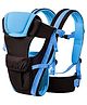 LittleBoo Baby Carrier 4 in 1 Carry Bag Baby Carrier Cuddler Air Mash Fabric Baby Carrier Bag Adjustable - BlackBlue
