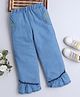 Bright Stars KIDSWEAR Woven Pineapple Embroidered Jeans  - Blue