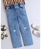 Bright Stars KIDSWEAR Woven Mild Washed Distressed Jeans - Blue