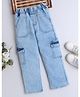 Bright Stars KIDSWEAR Woven Cargo Style Mild Washed Jeans - Blue