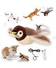 Kidology Motion-Activated Flying Bird Toy - Brown
