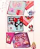 Yellow Bee Disney Set Of 16 Minnie Mouse & Aurora Designed Hair Accessories Combo - Multi Colour