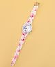 Babyhug Free Size Analog Watch with Butterfly Print - Off White