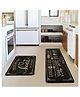 AAZEEM Farmhouse Kitchen Mats |Anti Fatigue Kitchen Rugs Sets of 2|Non Slip Waterproof Kitchen Floor Mats|Ergonomic Cushioned Comfort Standing Mat for Laundry|Office|Sink|Desk|