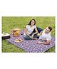 Aazeem Picnic Outdoor Blankets Waterproof Extra Large - Beach Mat Sand Free Foldable with Carry Strap | Portable Camping Blanket | Park Blanket for Grass Park, Hiking, Travel, Concerts, Blue)