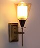 Shree Kala Home Decor Classic Cone Double Shaded Wall Light For Living And Bedroom -  - Antique Finish
