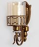 SHREE KALA HOME DECOR Luxury Golden Finish Wall Sconce with Ornate Design -  - Multi Colour