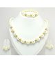 Milyra Pearl Necklace With Pair of Earrings & Bracelet Set - Off White 