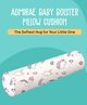 ADMIRAE Memory Foam premium Baby Bolster Pillow Cushion for Side Support, Neck Support with Removable & Washable Cover
