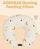 ADMIRAE 5-in-1 Baby Feeding Pillow with 100% Cotton Removable Cover | Breastfeeding Pillow | Nursing Pillow with Belt - Ivory