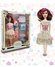 KiddyBuddy Elegant Doll With Little Sister & Accessories Height 29.5 cm- Color May Vary