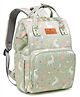 Motherly Elegant Diaper Bag for Mothers for Travel, Maternity Bag for Newborn Baby, Mothers Travelling Bag, Multipocket Water Resistant Baby Bag, Hospital Bag for Moms (Unicorn Light Green)