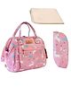 Motherly Nano Diaper Bag Small Diaper Bag for Mothers for Travel Combo Set with Accessories Baby Bag for Mother Travel Diaper Bag for Baby (Unicorn Pink)