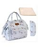 Motherly Nano Diaper Bag Small Diaper Bag for Mothers for Travel Combo Set with Accessories Baby Bag for Mother Travel | Diaper Bag for Baby | Baby Bag for Mother and Baby (Unicorn Diamond Gray)