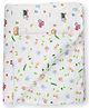 Motherly 100% Organic Cotton Reversible Quilted Flannel Winter Blanket, Baby Blanket with Inbuilt Quilt & Removable Cover, Breathable Ultrasoft AC Blanket for Baby Boy & Girl (190x105 cm) 0-24 Months