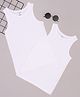 Pantaloons Junior 100% Cotton Knit Pack Of 2 Solid Vests - Multi Colour
