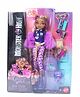 Monster High Clawdeen Wolf Doll with Pet Dog Crescent & Accessories  - Length 28 cm