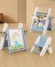 Little Olive Kid's 3-in-1 Chair, Table, Doodle Board | Learn, Play, Study, Organise in One Set - Light Blue