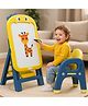 Little Olive Kids Art Station with Chair Drawing Board & Storage Tray - Yellow