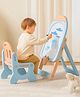 Little Olive Kids Drawing Board with Chair Perfect for Doodling, Writing, Learning - Light Blue