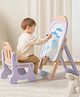 Little Olive Kids Drawing Board with Chair Perfect for Doodling, Writing, Learning - Purple