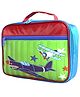 Little Surprise Box Fighter Plane theme Single Compartment Lunch Bag - Navy