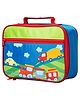 Little Surprise Box Train theme Single Compartment Lunch Bag - Multi