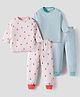 Kidi Wav Pack Of 2 Full Sleeves Striped & Bugs Printed Tees With Coordinating Joggers Set - Multi Colour