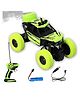 NIYAMAT Smoke Spray Function Rock Crawler Car Remote Control 5 Function High Speed 1:18 2Wd Off Road Vehicle Toy Cars for Kids- Green