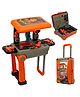 NIYAMAT Construction Tools Kit for Kids Set, Deluxe Tool Set, Imaginative Role-Playing Trolly for Boys and Girls. Fun and Educational Mechanical Carpenter Box Suitcase for 3+ Years