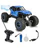 NIYAMAT Monster Truck Remote Control Car for Boys | High Speed Rock Crawler | RC Cars Off Road High-Speed 2WD, Water Mist Spray Effect Car Toy for Birthday Gift- Blue
