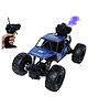 NIYAMAT Rechargeable Remote Control Rock Crawler Car with Mist Smoke | Monster Truck with Spray for Kids | RC High Speed Car 4x4 Off-Road Car Toy- Multicolor
